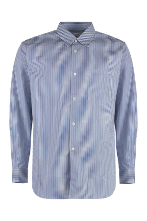 Striped cotton shirt-0